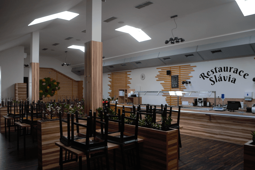 Samoobslužná restaurace Slávia 10
