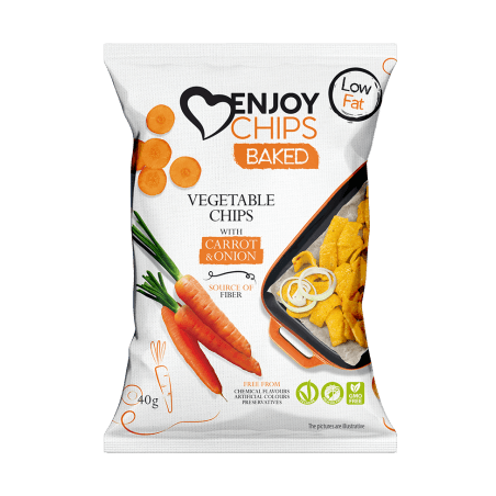 Pečený zeleninový snack - mrkev/cibule