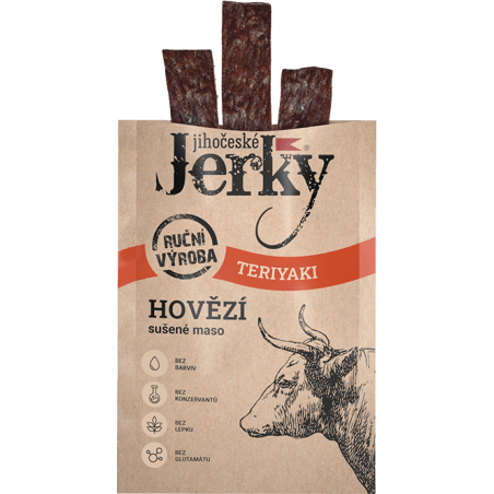 Jihočeské Jerky HOVĚZÍ - teryiaki