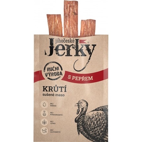 Jihočeské Jerky KRŮTÍ - s pepřem