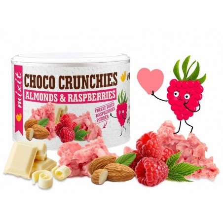 Mixit Crunchies - Malinové čokohrudky s mandlemi