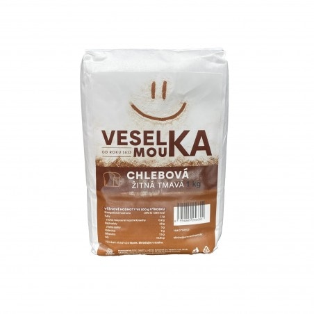 Chlebová mouka žitná tmavá - Mlýn Veselí