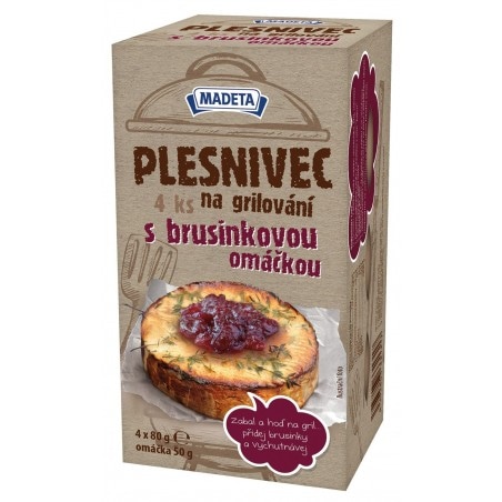Plesnivec na gril brusinka 4x80g