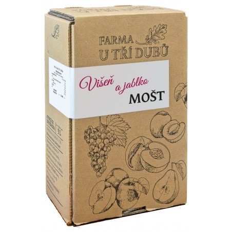 Mošt Jablko + Višeň - box