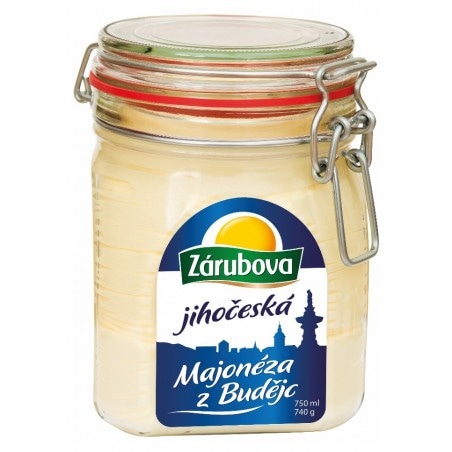 Majonéza ve velkém balení – sklo