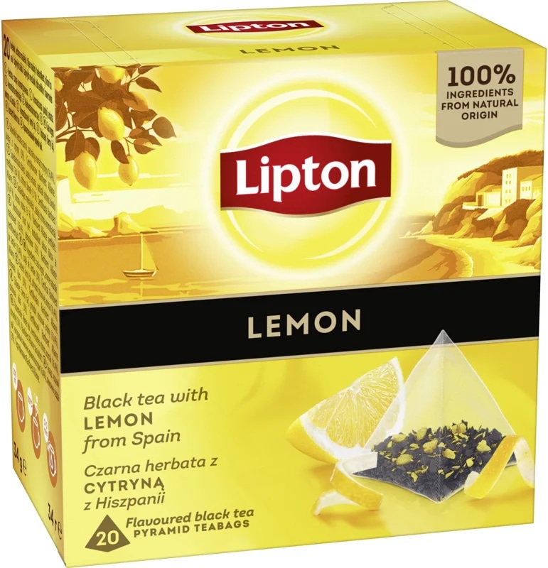 Lipton Black Lemon Pyramid