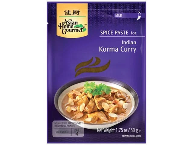 AsiaHomeGourmet Korma kari pasta