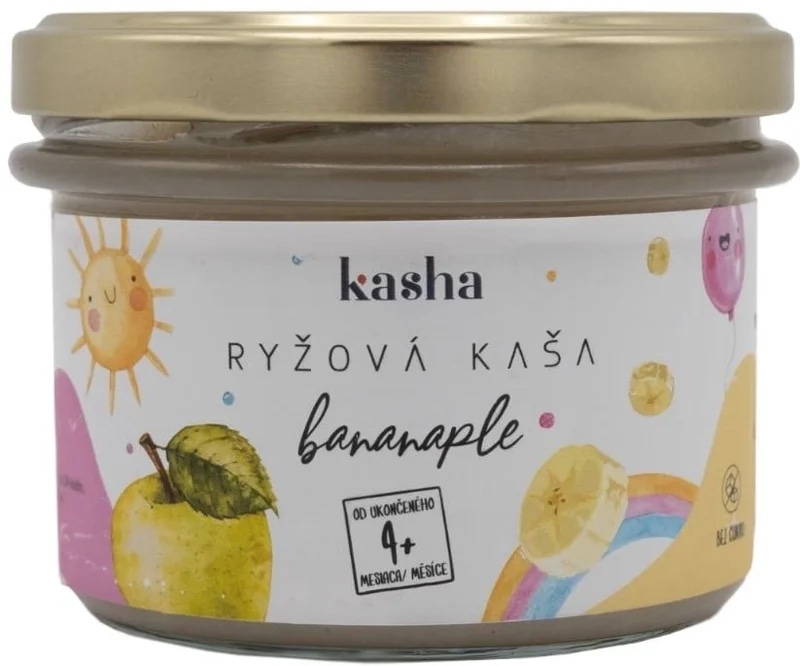 Kasha Bananaple rýžová kaše s banány a jablky pro děti