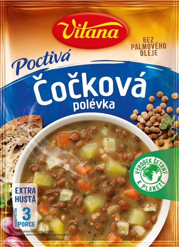 Vitana Poctivá Čočková polévka v pytlíku