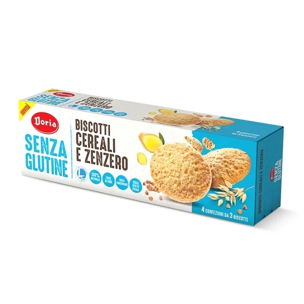 Doria Sušenky cereální se zázvorem, bez lepku