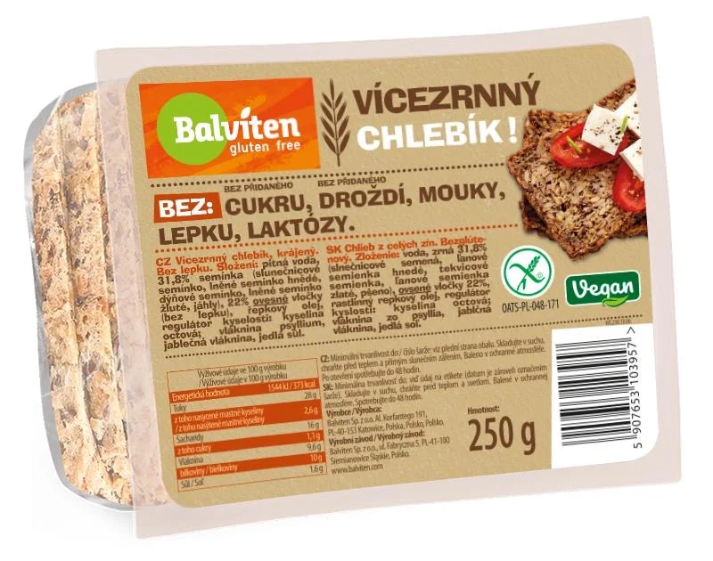 Balviten Vícezrnný chléb