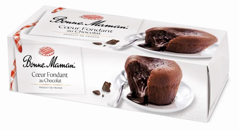 Bonne Maman Coeur fondant au chocolat 2×80 g