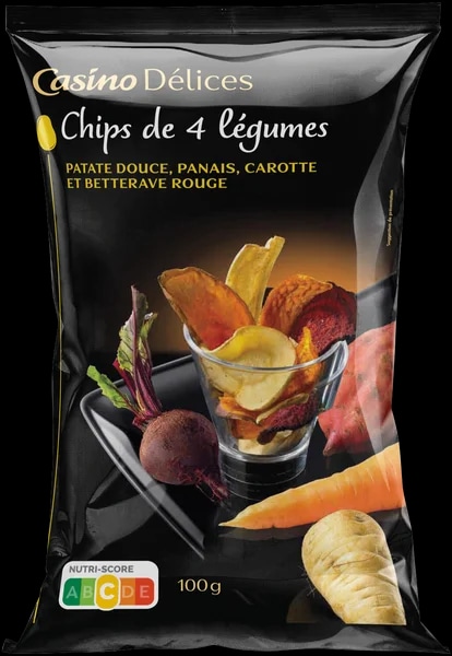 Casino Délices Zeleninové chipsy