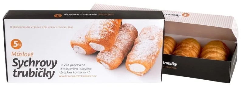 Sychrovy trubičky Moravské kremrole