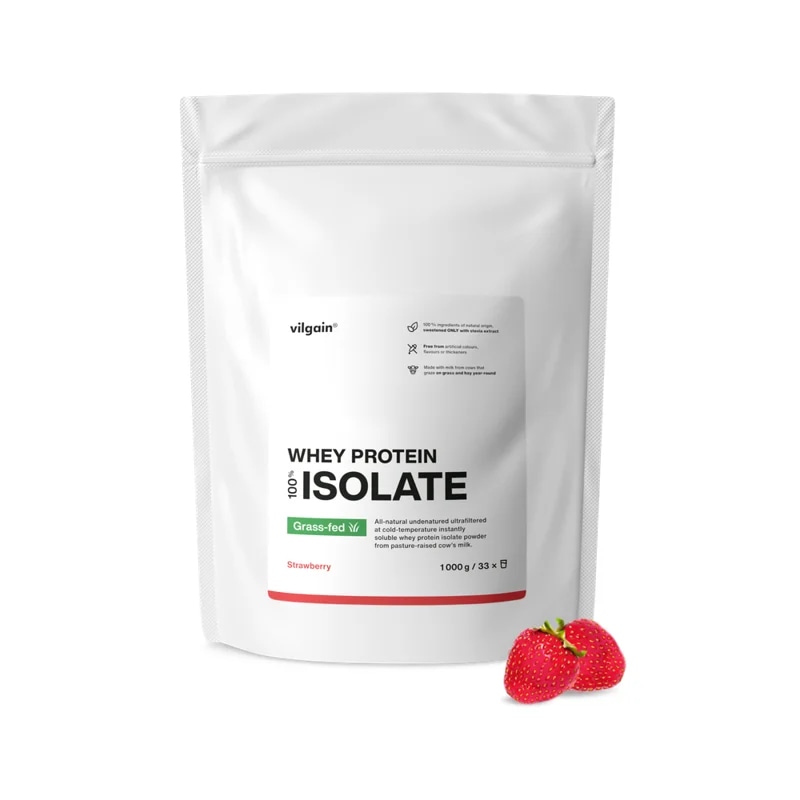Vilgain Grass-Fed Whey Protein Isolate – jahoda