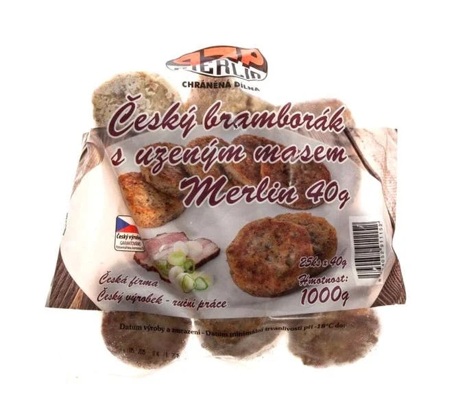 PZP Merlin Český bramborák s uzeným masem 25x40g