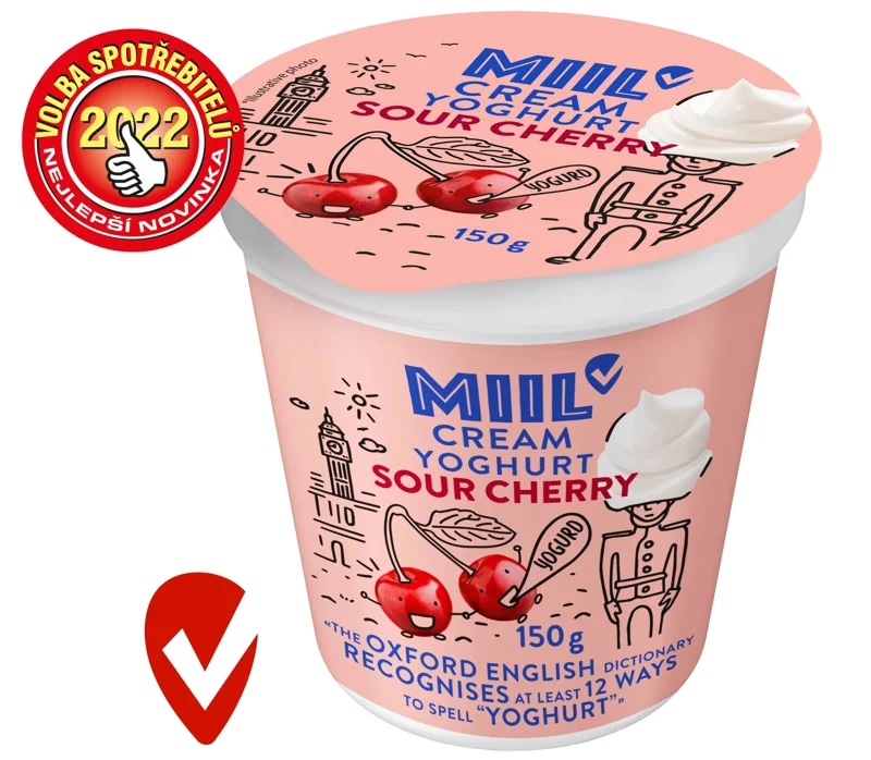 Miil Smetanový jogurt višňový