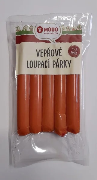 Múúú Vepřové loupací párky