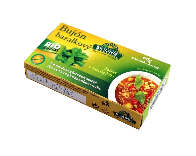 Pro Bio Biolinie Bio Bujón bazalkový kostky 6x0,