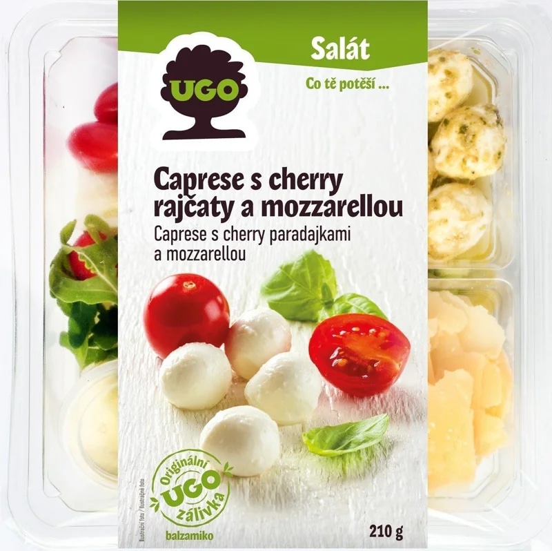 UGO Salát Caprese s cherry rajčaty a mozzarellou
