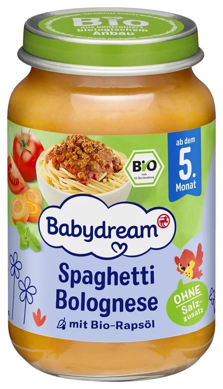 Babydream Masozeleninový příkrm boloňské špagety