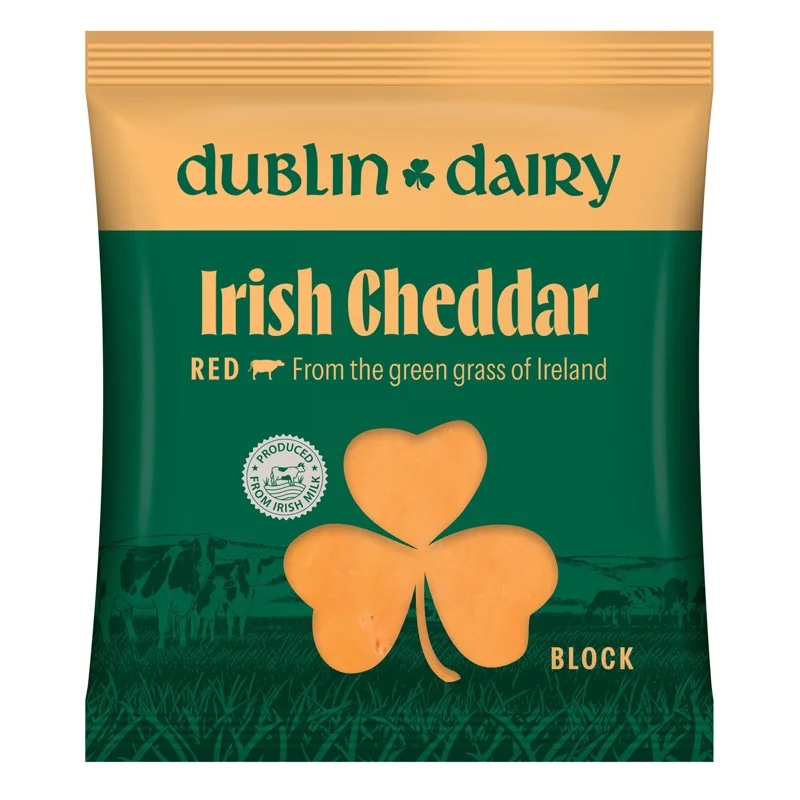 Dublin Dairy Irish cheddar red bloček