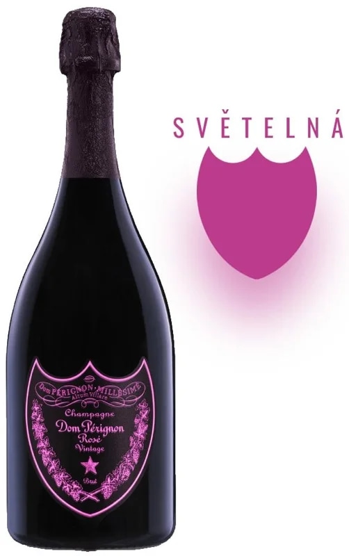 Dom Pérignon Rosé Vintage 2009 světelná lahev