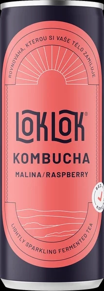 Loklok Kombucha Malina plech