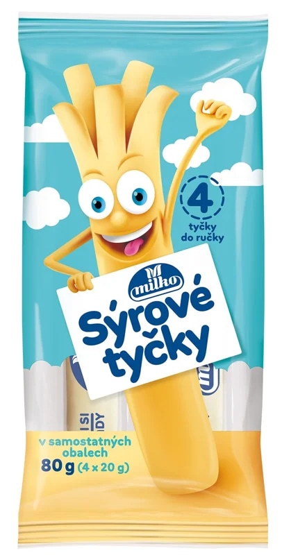 Milko Sýrové tyčky 4×20 g