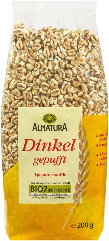 Alnatura BIO Pufovaná špalda slazená medem
