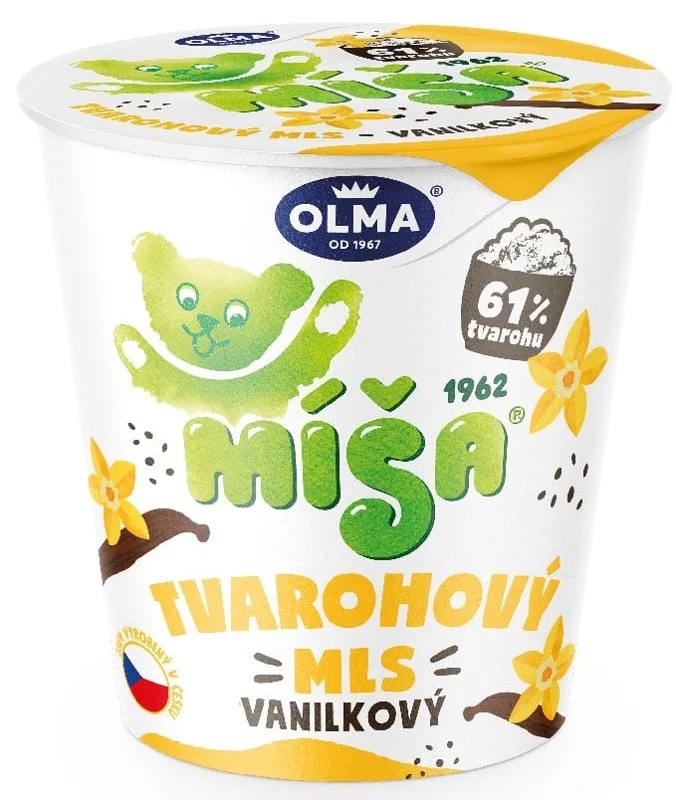 Olma Míša tvarohový mls vanilkový