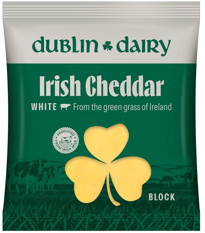 Dublin Dairy Irish cheddar white bloček