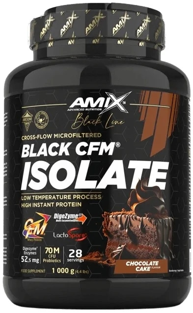 Amix BLACK Line Black CFM Isolate - čokoládový dort