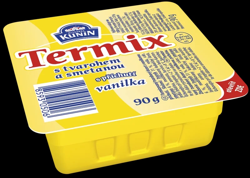 Mlékárna Kunín Termix s příchutí vanilka