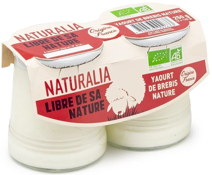 Naturalia BIO Ovčí Jogurt přírodní, 2x125g