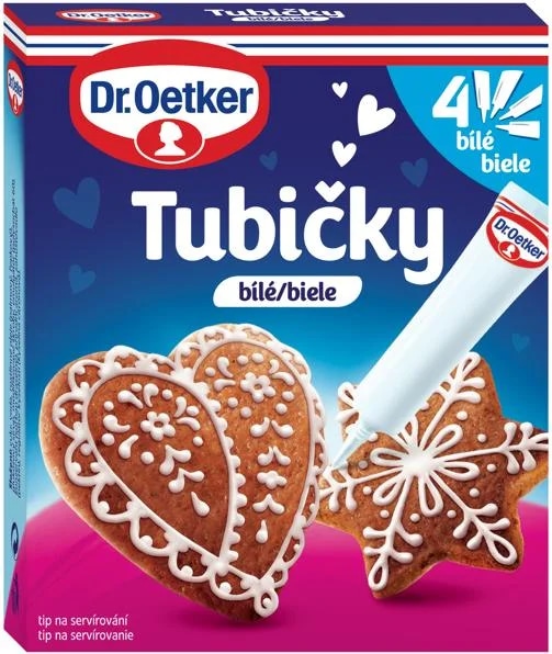 Dr.Oetker Tubičky na zdobení bílé
