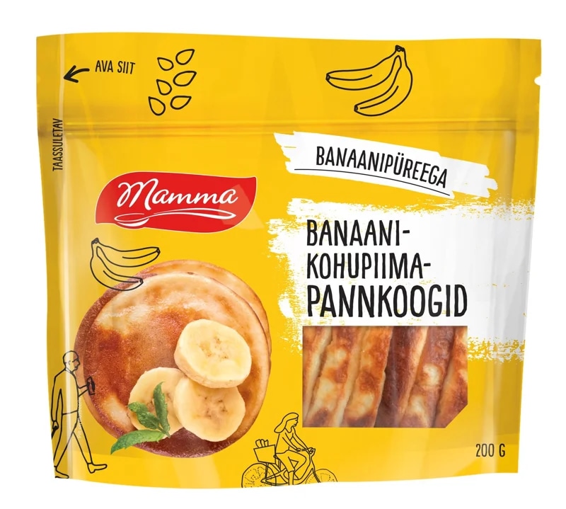 Mamma Tvarohové palačinky s banánem