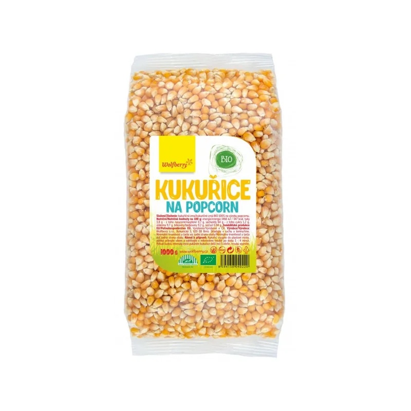 Wolfberry Kukuřice na popcorn BIO