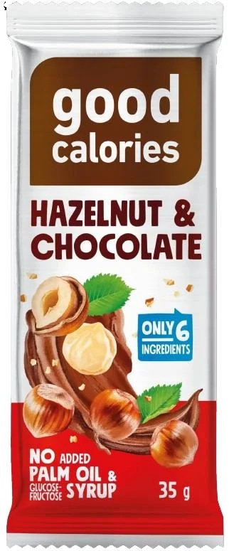 Good Calories Energetická tyčinka lískové oříšky a čokoláda