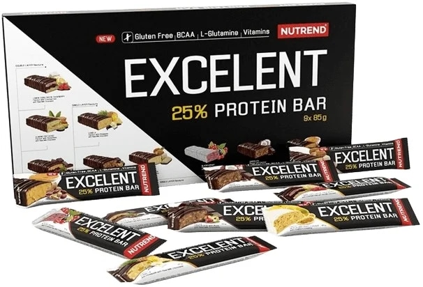 Nutrend Excelent Protein Bar Dárkové balení 9 x