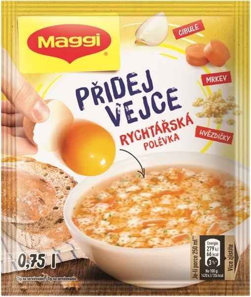 Maggi Přidej vejce Rychtářská polévka