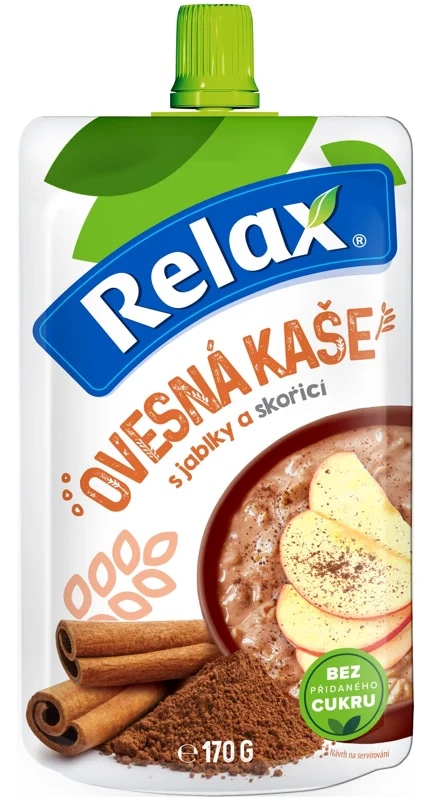Relax Kapsička ovesná kaše, jablko a skořice