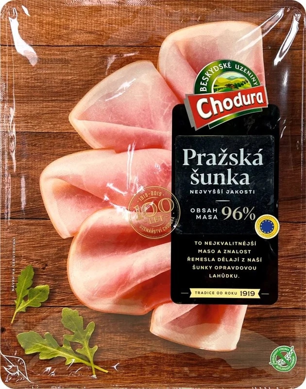 Chodura Pražská šunka nejvyšší jakosti 96 %