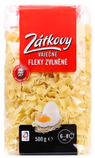 Zátkovy vaječné těstoviny Fleky