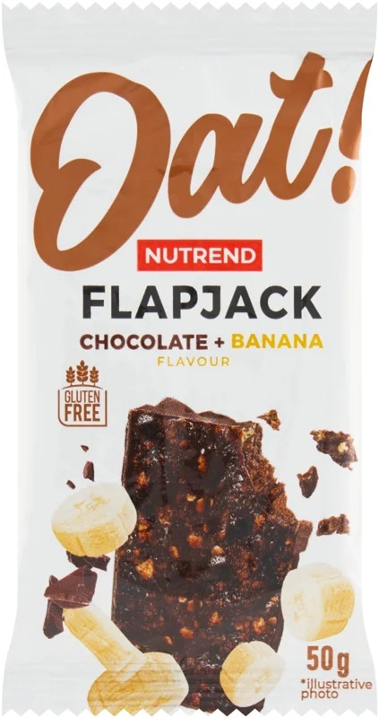 Nutrend Flapjack čokoláda a banán