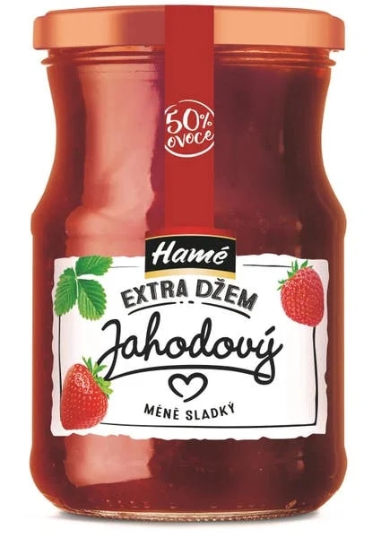 Hamé Extra džem Jahoda méně sladký