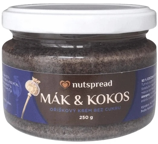 Nutspread Kokosovo-makové máslo