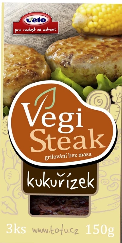 Vegi Steak Kukuřízek, 3 ks