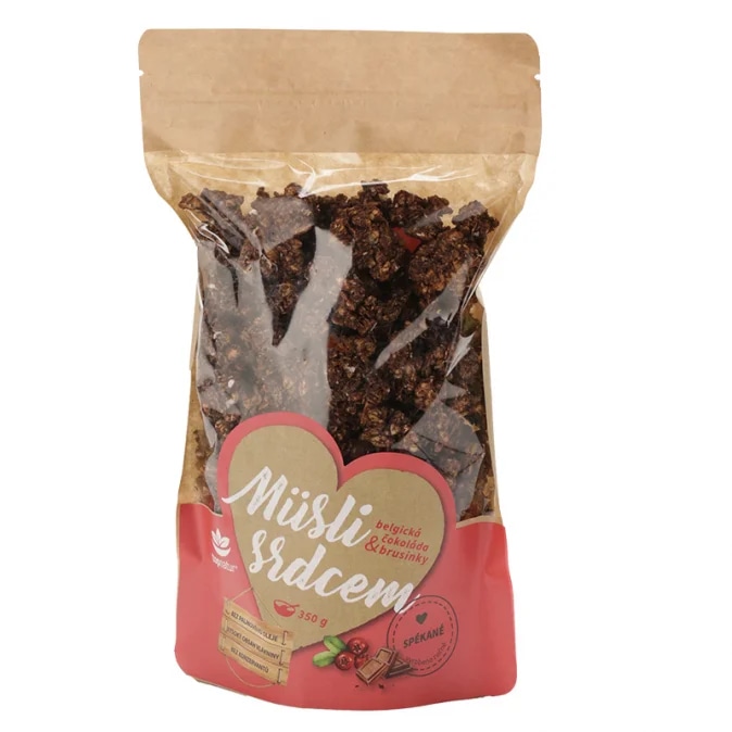TOPNATUR Müsli Belgická čokoláda&Brusinky
