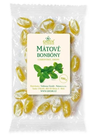 GREŠÍK Mátové bonbóny